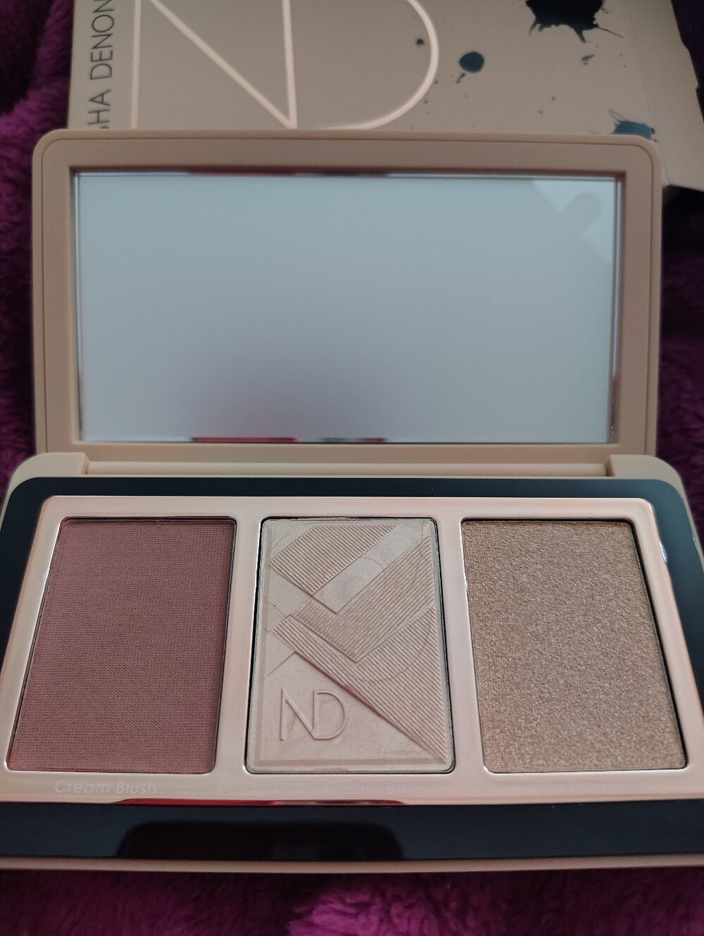 Natasha Denona My Dream Cheek Trio Palette Blush And Highlighter - Picture 4 of 7